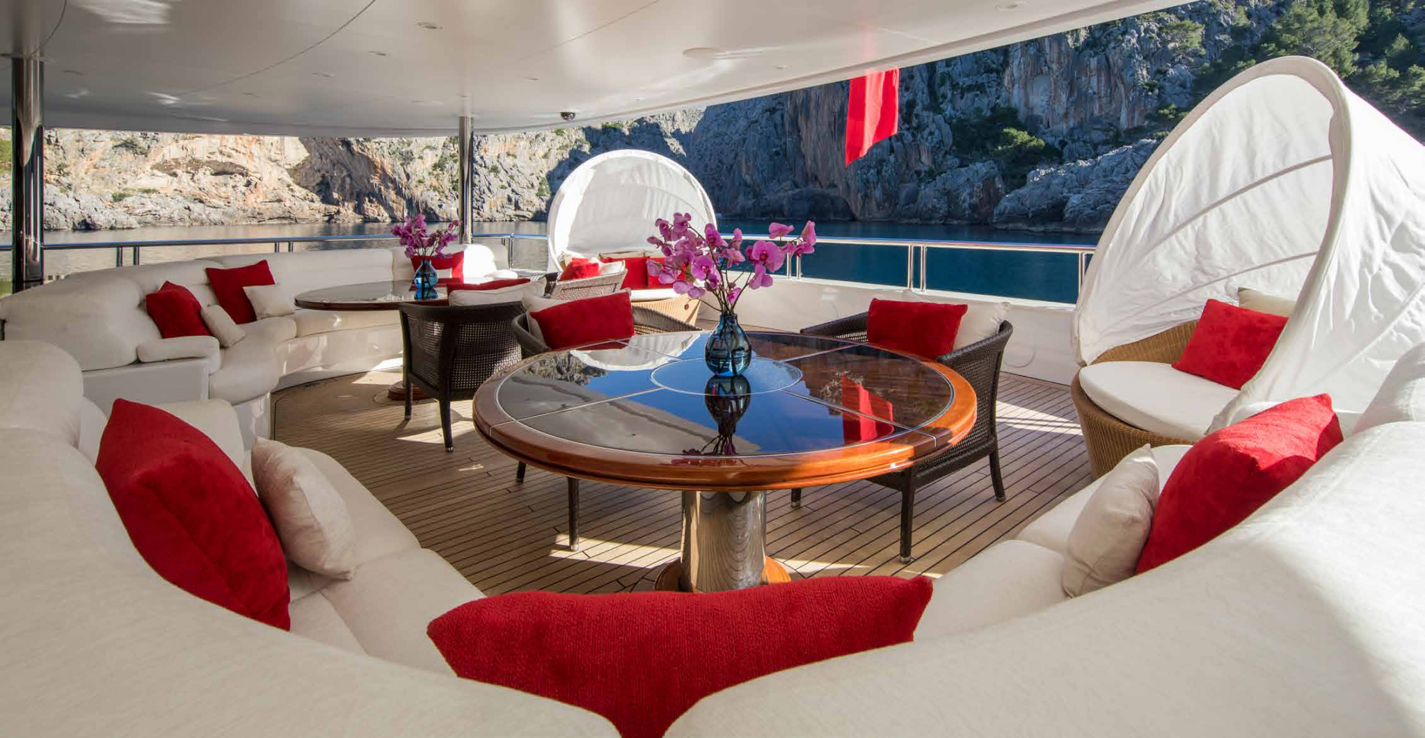 spacious seating areas