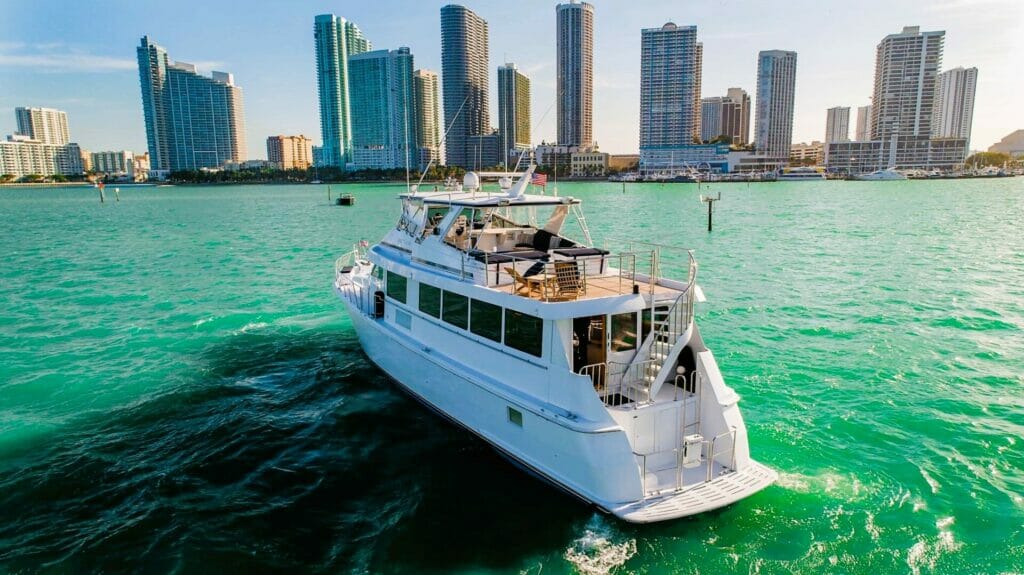 Miami 80 Charter Yacht Diamond Compass Travel Inc
